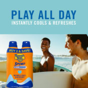 Twin Pack of Banana Boat Sport Performance Cool Zone Sunscreen Spray, SPF...