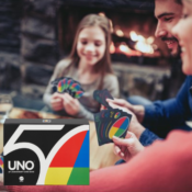UNO Premium 50th Anniversary Edition Matching Card Game $6.15 (Reg. $14.99)