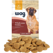 Wag Wholesome Grains Dog Food 30-Pound Bag as low as $12.60 Shipped Free...