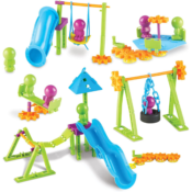 Learning Resources 104-Piece Playground Engineering & Design STEM Set $12.87...