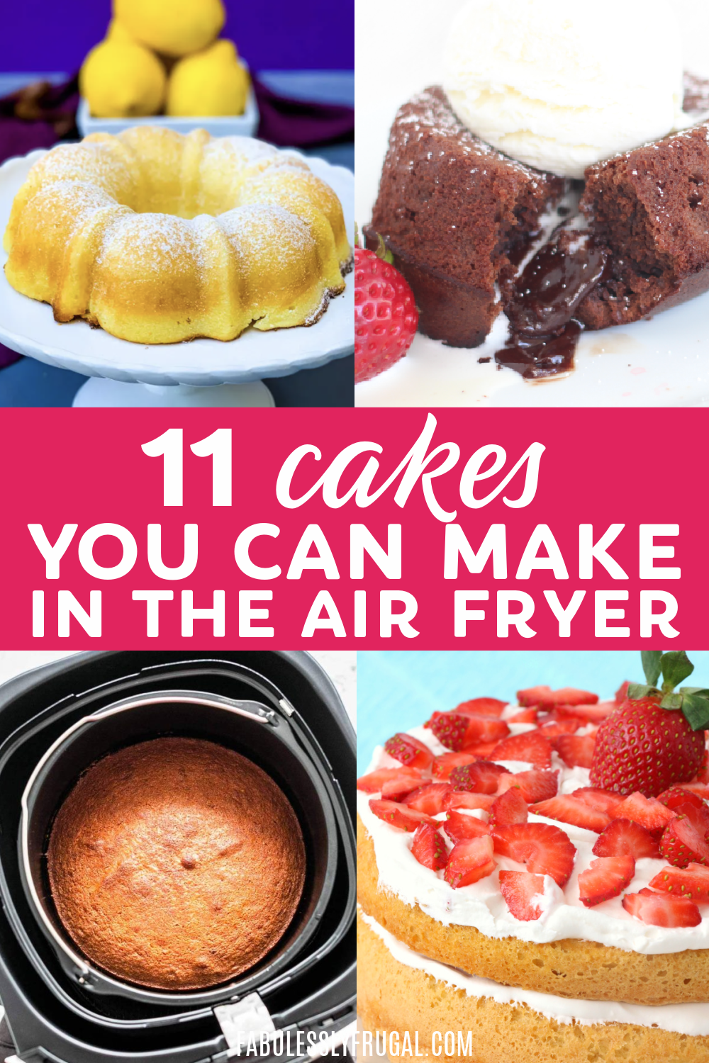 You will love these air fryer cakes because they are so delicious and easy to make