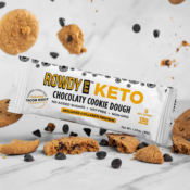 12-Count ROWDY BAR Keto Chocolaty Cookie Dough Protein Bars $15.99 (Reg....