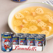 12-Pack Campbell's PAW Patrol Puppy-Shaped Pasta Chicken Soup as low as...