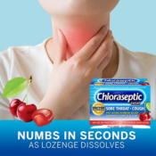 15-Count Chloraseptic Total Sore Throat + Cough Lozenges $2.47 (Reg. $7)...