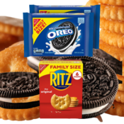 3-Pack OREO Cookies & RITZ Crackers Variety Pack, Family Size as low as...