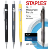 12-Pack Staples Mechanical Pencils $2.13 (Reg. $6.79) | Just 18¢ each...