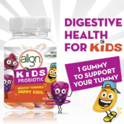 Align Kids Probiotic 50 Gummies as low as $7.40 Shipped Free (Reg. $19.99)...
