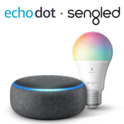 Echo Dot 3rd Gen w/ Smart Bulb $19.99 (Reg. $54.98) - FAB Ratings! Lowest...