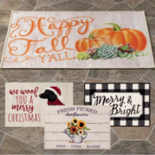 Holiday & Seasonal Accent Rugs from $5.94 After Code (Reg. $18) | Tons...