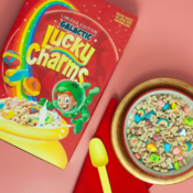 Lucky Charms, Gluten Free Marshmallow Breakfast Cereal with Unicorns as...
