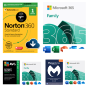 Microsoft Office 365 Family 1-Year Subscription + Norton 360 $59.98 After...