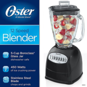 Oster’s Classic 12-Speed Blender $29.99 (Reg. $42.77) - FAB Ratings!