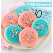 Rainbow Unicorn and Sparkly Cookie Sampler $9.99 + Free Shipping | With...