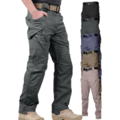 Take on Any Adventure with these FAB Men's Ripstop Cargo Pants, 2 Pairs...