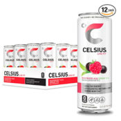 12-Pack CELSIUS Fitness Energy Drink, Raspberry Acai Green Tea as low as...