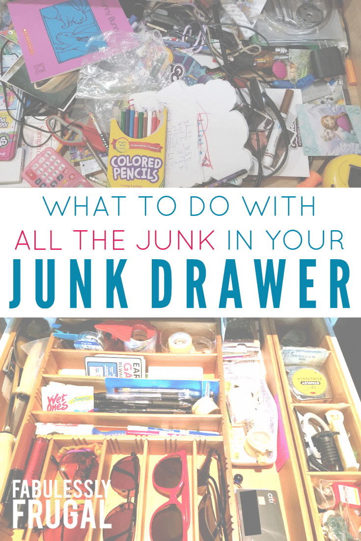 Junk drawer organization tips and organizers