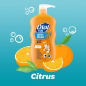 4 Pack Dial Kids Body Wash, Citrus, 24 fl oz $15.37 (Reg. $22) - $3.84...