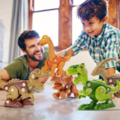 5-Piece Set Jasonwell Kids Building Dinosaur Toys + Toy Drill $25.99 (Reg....