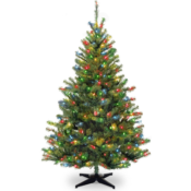 6 Feet Pre-Lit Artificial Medium Christmas Tree $104.99 Shipped Free (Reg....
