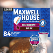 Amazon Cyber Monday! 84-Count Maxwell House French Roast Dark Roast K-Cup...
