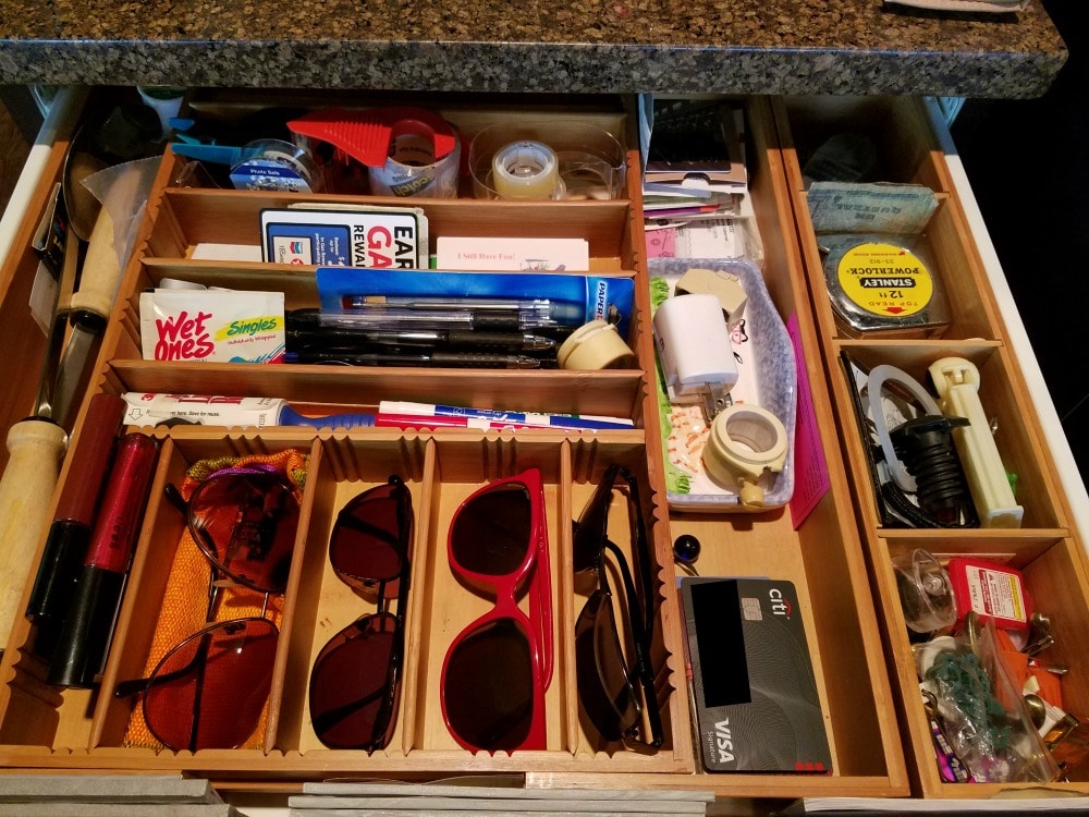 Junk drawer organization ideas