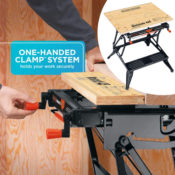 Today Only! Amazon Cyber Deal! BLACK+DECKER Portable Project Workbench...