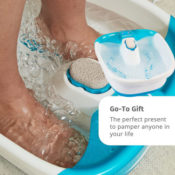 Bubble Mate Foot Spa with Heat and Removable Pumice Stone $15.88 (Reg....
