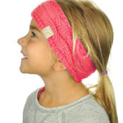 C.C Kids' Cable Knit Fuzzy Lined Ear Warmer Headbands from $11.02 - Multiple...