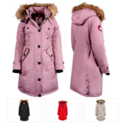 Canada Weather Gear Women's Parka Jacket $85.99 (Reg. $220) | 4 Color Options...