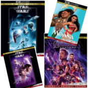 Disney, Marvel, & Star Wars 4K Ultra HD + Blu-ray + Digital Movies...