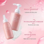 ENOUGH PROJECT Sweet Peach Shampoo and Vinegar Treatment Gift Set $20.99...