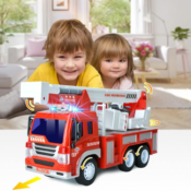 Fire Truck Toy Friction Power with Lights & Sounds $19.88 (Reg. $38.99)