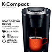 Walmart Cyber Deal! Keurig K-Compact Single-Serve K-Cup Pod Coffee Maker...