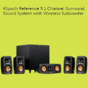 Klipsch Reference 5.1 Channel Surround Sound System $249.99 (Reg. $1,000)...