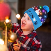 4 Colors! LED String Light Up Beanie Hat for Kids $11.25 After Code (Reg....