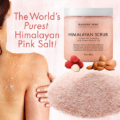 Majestic Pure Himalayan Salt Body Scrub with Lychee OiL, 10 oz as low as...
