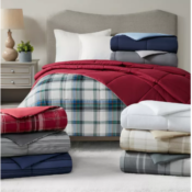Macy's Early Black Friday! Martha Stewart Reversible Down Alternative Comforter...
