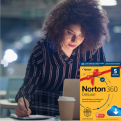 Norton 360 Deluxe Antivirus Software for 5 Devices $34.99 (Reg. $90) -...