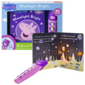 Peppa Pig Moonlight Bright Sound Book & Sound Flashlight Toy Set $9.89...