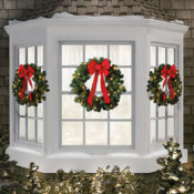 Set of 3 Classic Faux Pre-Lit LED Christmas Wreaths from $10.50 (Reg. $20)...