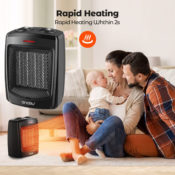 Ceramic Small Heater with Thermostat $29.99 Shipped Free (Reg. $39.99)...