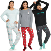 Kohl's Black Friday! Sonoma Women’s 3-Piece Pajama Sets $16.99 After...