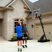 Walmart Black Friday! Spalding 54″ Shatter-Proof Portable Basketball...