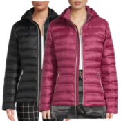 Walmart Early Black Friday! 5 Colors! Time and Tru Women’s Puffer Jacket...
