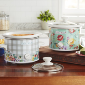 Set of 2 The Pioneer Woman Sweet Romance 1.5-Quart Slow Cookers $15 (Reg....