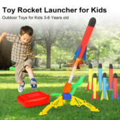 Toy Rocket Launcher Set for Kids $14.93 (Reg. $25.98) | Shoots Up to 120...