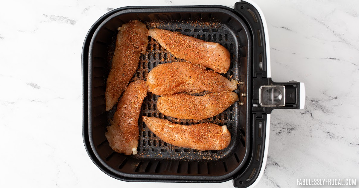 air fryer chicken from frozen