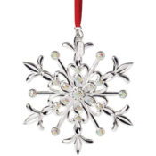 Lenox 2021 Metallic Snow Majesty Ornament $20.76 (Reg. $50)