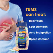 160 Count TUMS Ultra Strength Antacid Chewable Tablets as low as $4.55...