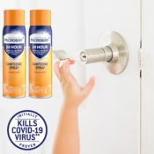 2-Pack Microban 24-Hour Sanitizing and Antibacterial Spray $5.94 (Reg....